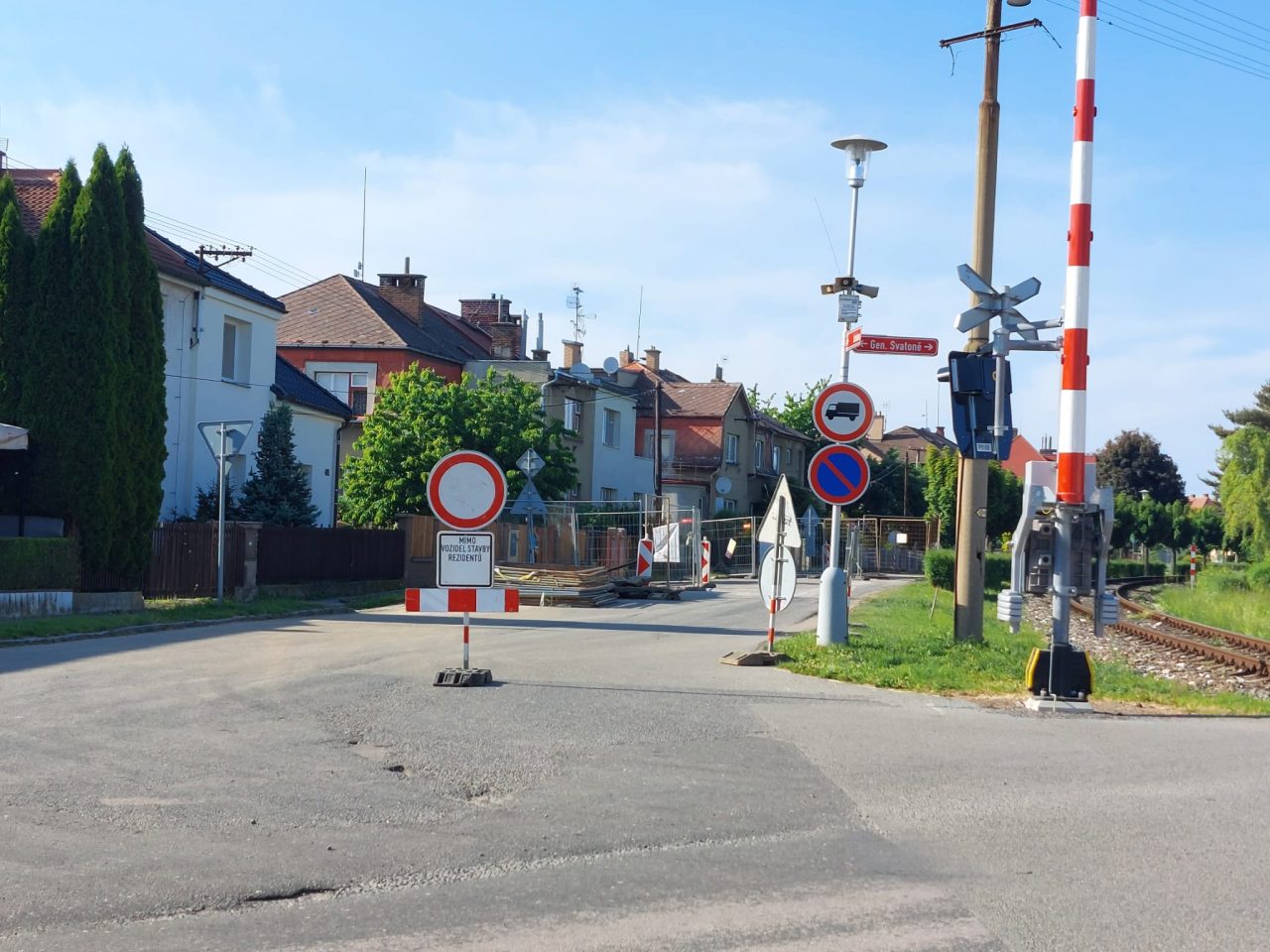 Dopravní omezení v ulici Jiráskova z důvodu rekonstrukce plynovodu