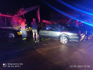 Noční dopravní nehody pod vlivem alkoholu