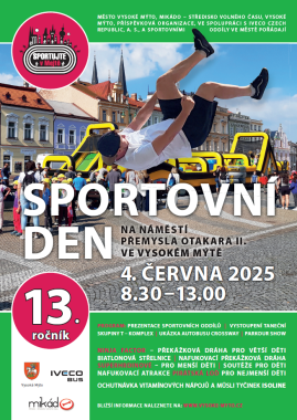 13. Sportovní den na náměstí Přemysla Otakara II.