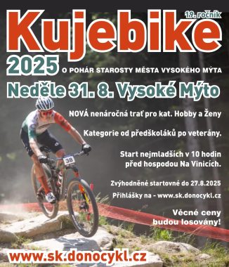 Závody horských kol Kujebike na Vinicích
