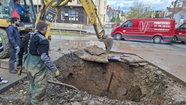 Vodovody a kanalizace Vysoké Mýto likvidují havárii vodovodního řadu