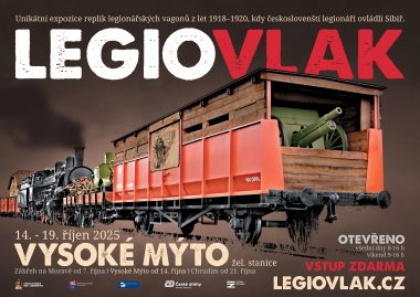Pojízdné muzeum Legiovlak ve Vysokém Mýtě