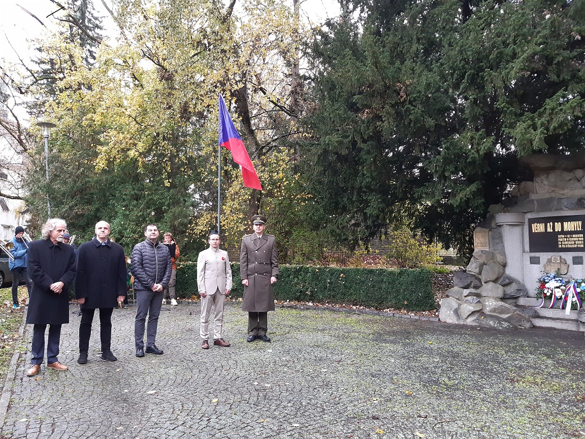 Připomínka 107. výročí vzniku samostatného československého státu Připomínka 107. výročí vzniku samostatného československého státu