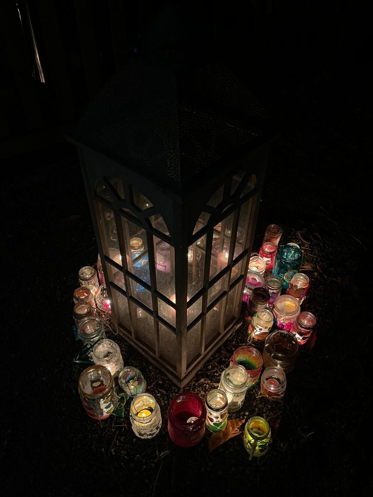 Smyslohrátky při svatomartinské slavnosti v Mateřské škole Pod Smrkem