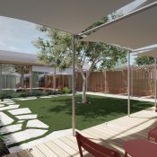 Městská knihovna Vysoké Mýto. Vizualizace Ing. arch. Radek Schwab, LBNK architekti