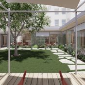 Městská knihovna Vysoké Mýto. Vizualizace Ing. arch. Radek Schwab, LBNK architekti