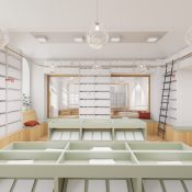 Městská knihovna Vysoké Mýto. Vizualizace Ing. arch. Radek Schwab, LBNK architekti