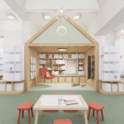 Městská knihovna Vysoké Mýto. Vizualizace Ing. arch. Radek Schwab, LBNK architekti