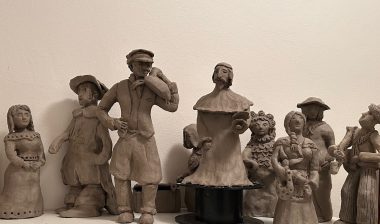 Betlém v oknech staré radnice