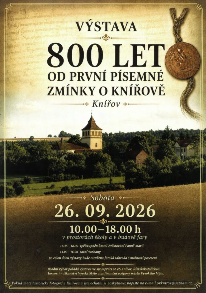 800 let od první písemné zmínky o Knířově 800 let od první písemné zmínky o Knířově