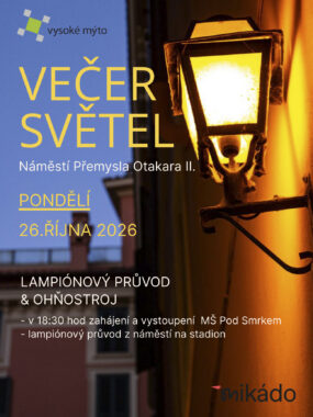 Večer světel ve Vysokém Mýtě